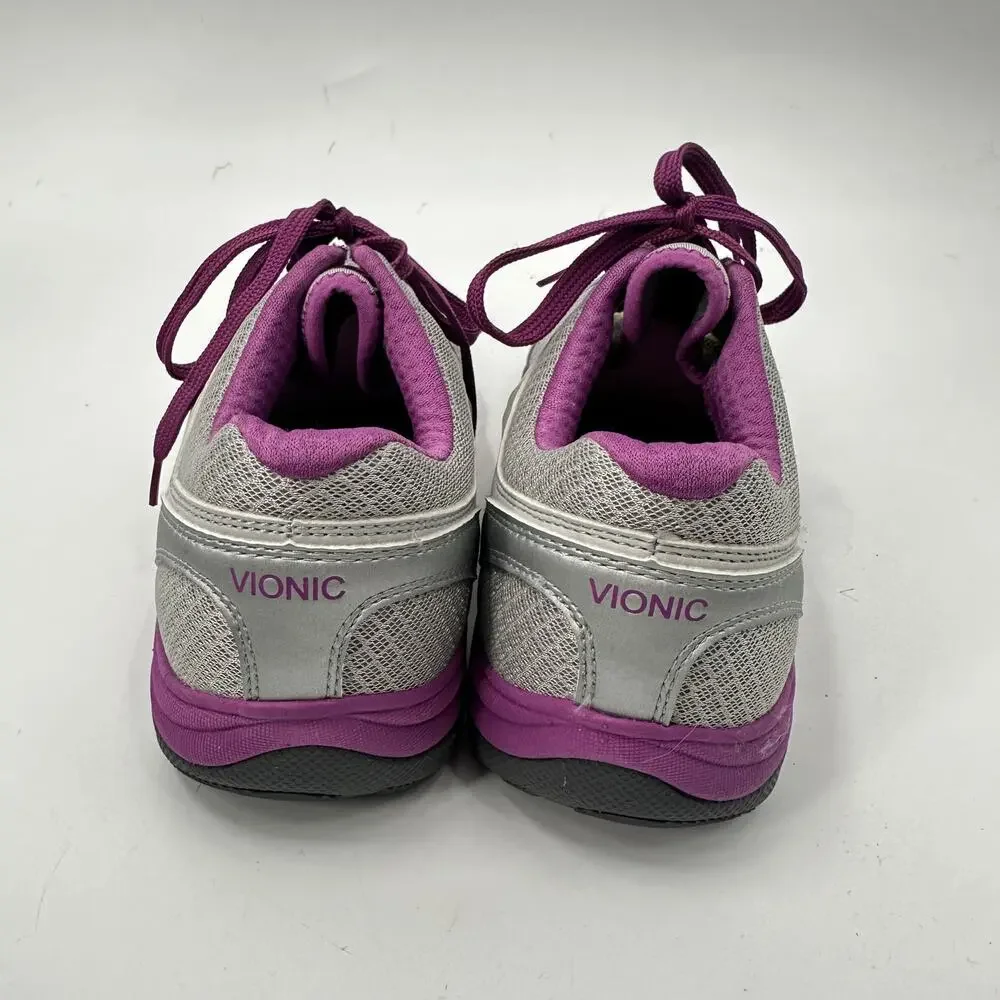 VIONIC Venture Athletic Shoe Sneaker in Purple Gray // 8.5